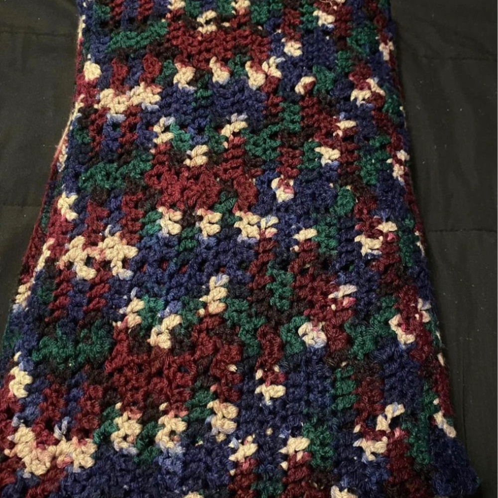 Crocheted blanket